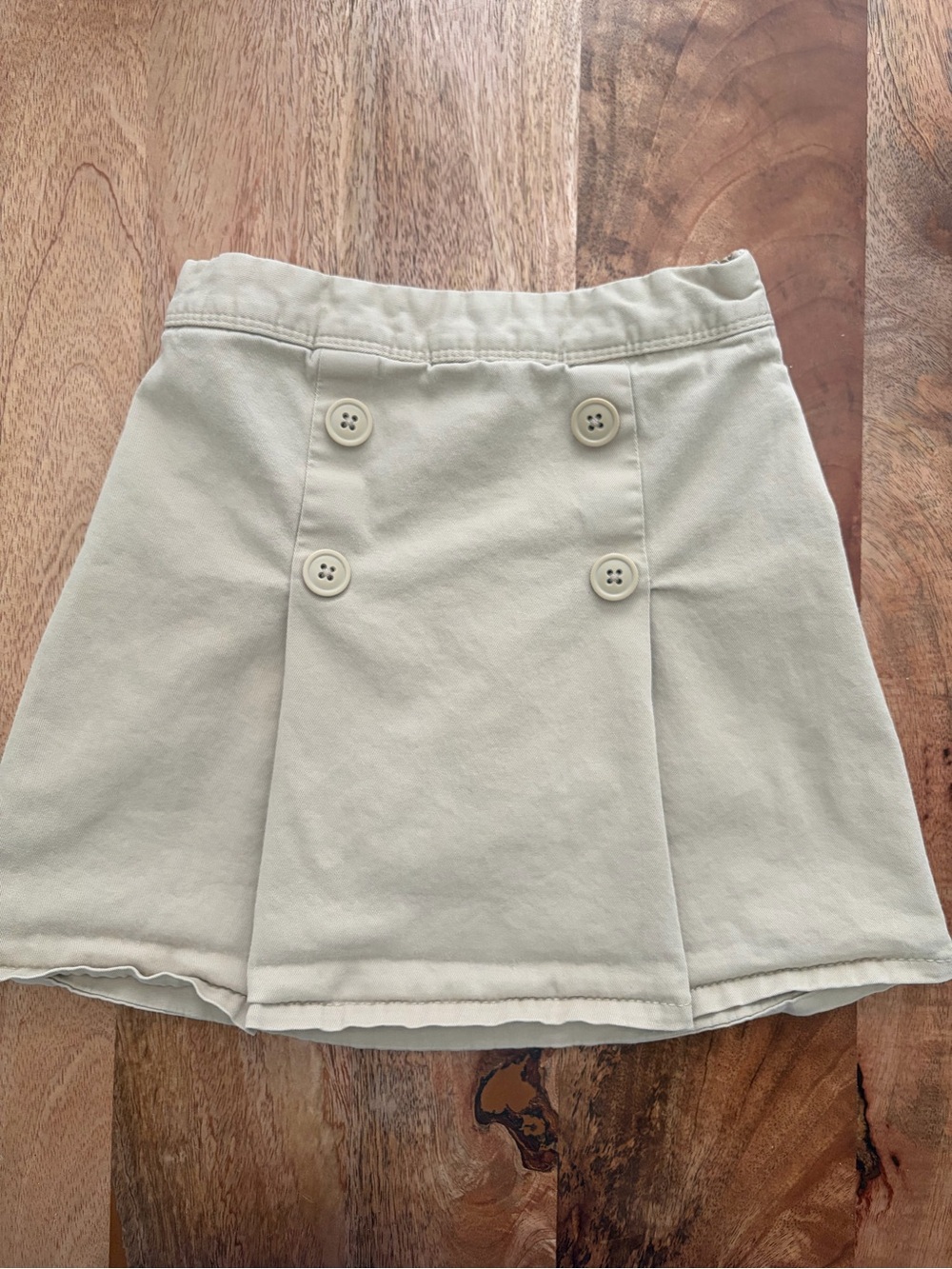 The Children’s Place Girls 6X/7 Tan Khaki School Uniform Skort